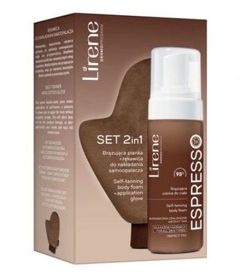 Lirene Perfect Tan 2in1 Bräunungsschaum 150ml + Handschuh