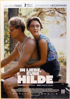 In Liebe, Eure Hilde -Original Kinoplakat A1-Hauptmotiv - Liv Lisa Fries - Filmposter