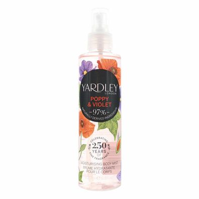 Yardley Poppy and Violet Körperspray 200ml