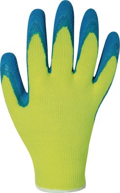 Handschuhe Harrer Gr.10 gelb/blau EN 388 PSA II