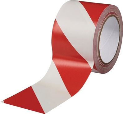 Bodenmarkierungsband Easy Tape PVC rot/weiß L.33m B.75mm Rl. ROCOL