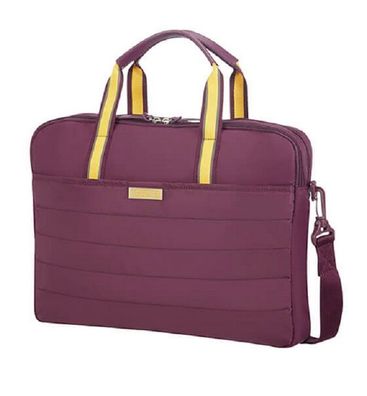 American Tourister Uptown Vibes Laptop Bag 15,6" - Farben: Purple/Yellow