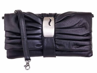 BAXX´S Leder Damen Ausgehtaschen Abendtasche 220519 - Farben: schwarz