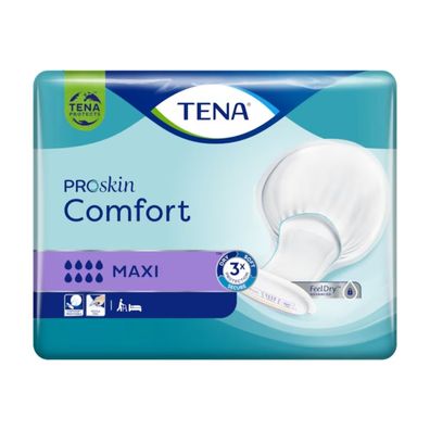 2x TENA Comfort Maxi Inkontinenzvorlage | Packung (34 Stück)