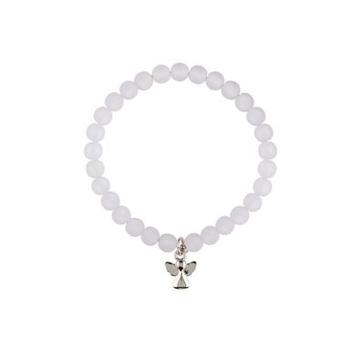 Perlenarmband für Kinder L16 cm "Schutzengel" - Glücksschmiedin