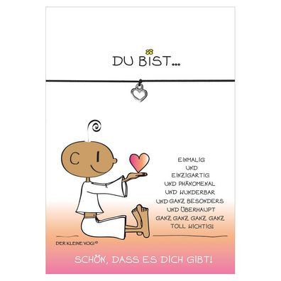 Armband "Schön, dass es Dich gibt " - Glücksschmiedin