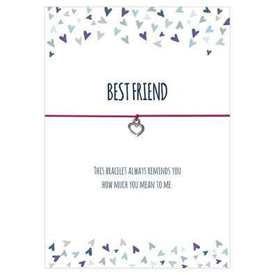 Wunscharmbänder "Best friend" Armband - Glücksschmiedin