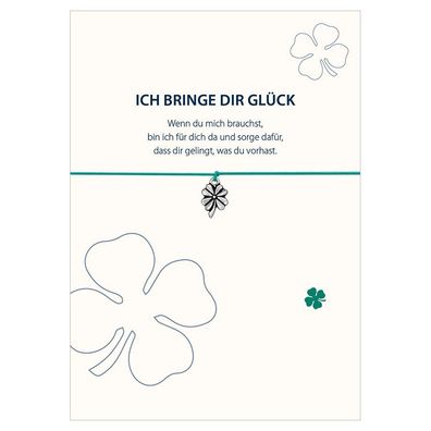 Wunscharmbänder "Ich bringe Dir Glück" Armband - Glücksschmiedin