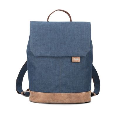 ZWEI Rucksack Tasche OR13-z in verschiedenen Farben, aus Nylon mit Kunstlederoptik