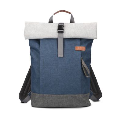 ZWEI Taschen Rucksack BE250-z Nylon-Kunstleder