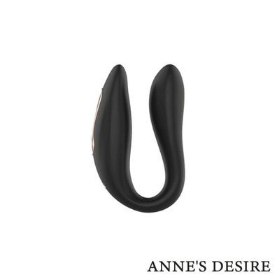 ANNE'S DESIRE DUAL Pleasure Wirless Technology Watchme BLACK/GOLD