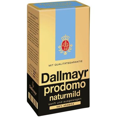 Dallmayr 039000000 Kaffee prodomo naturmild Kaffee, gemahlen 500,0 g