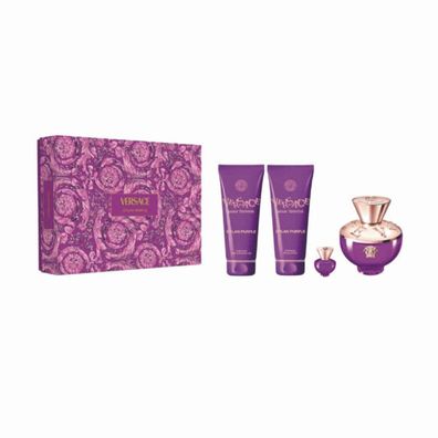 Versace Dylan Purple Eau De Parfum Spray 100ml Set 4 Artikel 2024