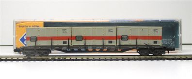 Spur N Roco 02363 Containertragwagen 4-achsig DB OVP (6332h)