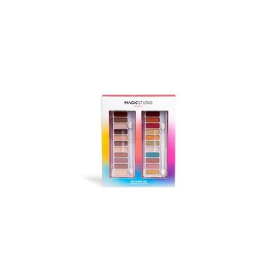 Magic Studio Powerful Cosmetics Magic Paleta Doble Matte y Metal 24 Colores