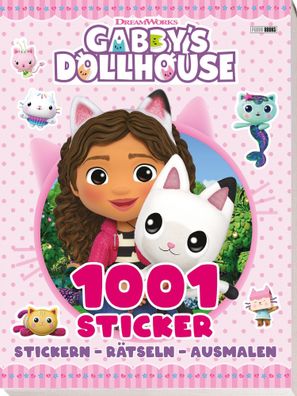 Gabby's Dollhouse: 1001 Sticker: Stickern - Rätseln - Ausmalen, Panini