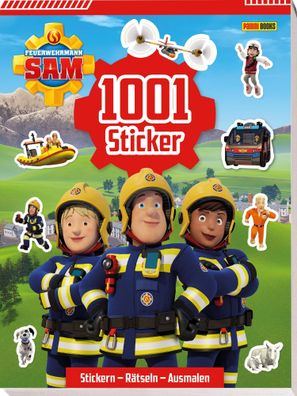 Feuerwehrmann Sam: 1001 Sticker: Stickern - Rätseln - Ausmalen, Panini