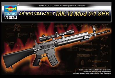 Trumpeter 1:3 1918 AR15/M16/M4 FAMILY-MK.12 Mod o/1 SPR