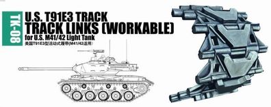 Trumpeter 2038 U.S. T91E3 track for M41/42 light tank