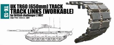 Trumpeter 2043 UK TR60 (650mm) track for British challenger 2 MBT