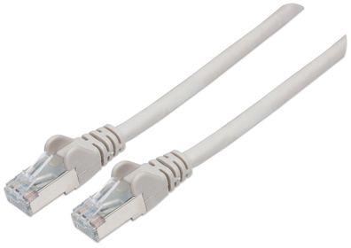 Intellinet 739788 Intellinet Patchkabel RJ45 S/FTP Cat6 Kupfer LSOH 0,25m grau