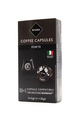 Rioba Kaffeekapseln Forte 110 Kapseln (55 g)