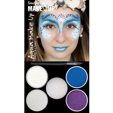 Aqua Make Up Kinderschminke Malkasten: Meerjungfrau