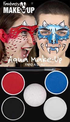 Aqua Make Up Kinderschminke Malkasten: Drachen