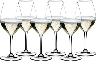 Riedel VINUM Champange WINE GLASS VALUE 6PACK 265 JAHRE 6416/58