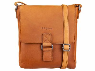 Bagsac Unisex Leder Umhängetasche B488004 - Farben: braun