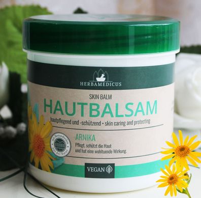 250ml Herbamedicus Arnika Balsam Creme Hautbalsam Pflege und Schütz