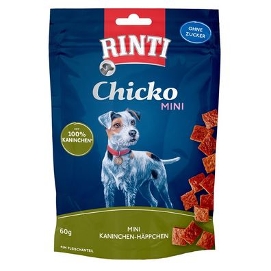 Rinti Chicko Mini Kaninchen-Häppchen 12 x 60g (55,42€/kg)