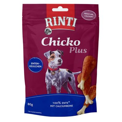 Rinti Chicko Plus Entenkeulchen 12 x 80g (41,56€/kg)