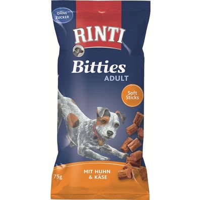 Rinti Extra Bitties Huhn & Käse 16 x 75g (46,58€/kg)