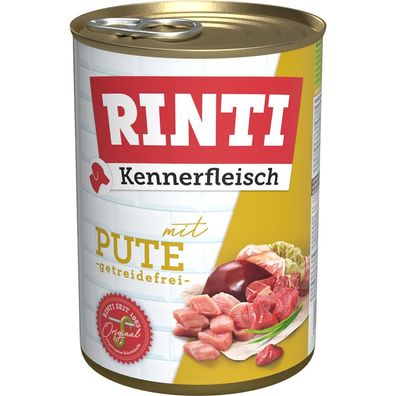 Rinti Dose Kennerfleisch Pute 24 x 400g (6,66€/kg)