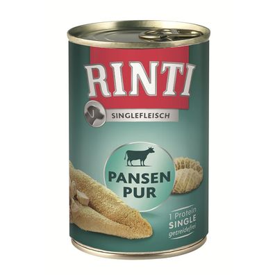 Rinti Dose Singlefleisch Pansen Pur 12 x 400g (10,40€/kg)