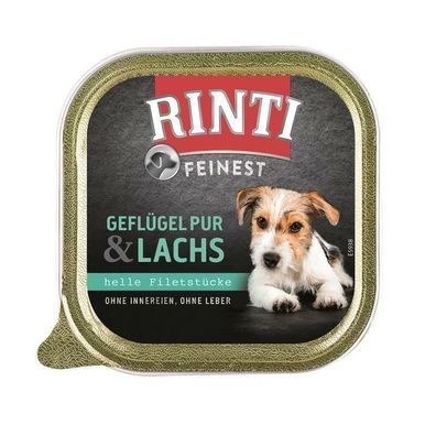 Rinti Schale Feinest Geflügel & Lachs 22 x 150g (13,91€/kg)