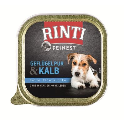 Rinti Schale Feinest Geflügel Pur & Kalb 22 x 150g (13,91€/kg)