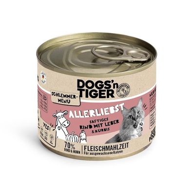 Dogs'n Tiger Katze Allerliebst 6 x 200g (21,58€/kg)