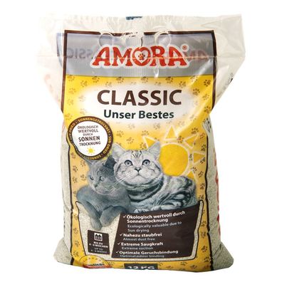 AMORA Katzenstreu Classic unser Bestes 12 kg (2,49€/kg)