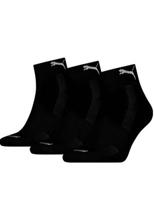 Puma Quarter Cushioned Socken 3-Pack schwarz