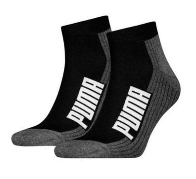 Puma Sneaker Socken Quarter Jump 2-Pack schwarz