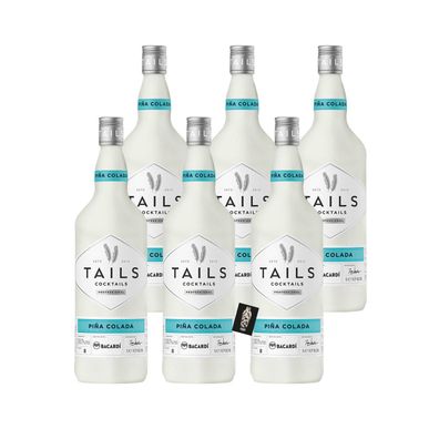 Tails Cocktails Professional Pina Colada 6 x 1L 14,9% Vol. 6er-Set 1 Flasche