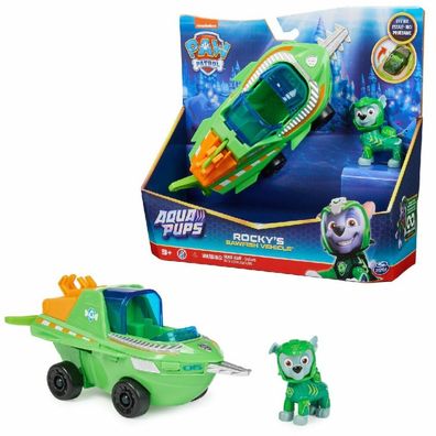 Paw Patrol Aqua Pups Deluxe Fahrzeug Rocky