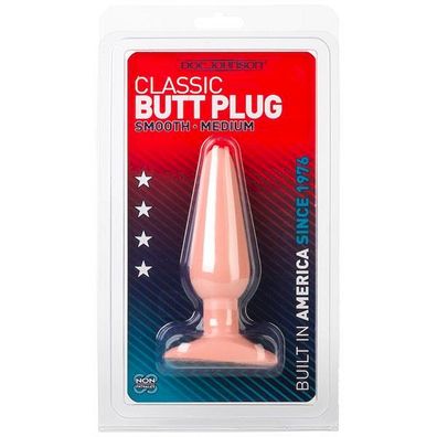 Classic Butt Plug Medium - White