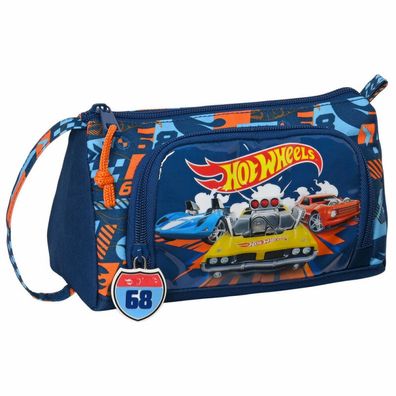 Hot Wheels Speed Club Federmäppchen mit ausklappbarer Tasche ohne Schreibwaren