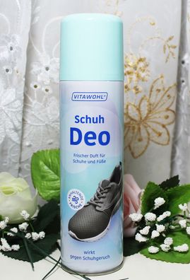 200ml Vitawohl Fuß Schuh Deo Spray Deodorant gegen Schuhgeruch frische Duft