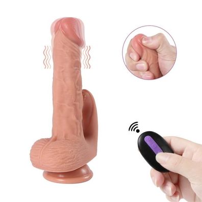 SHEQU Haydon Dildo mit 20 Vibrationsmodi und Klitoris-Stimulator