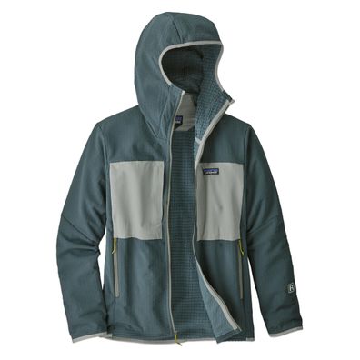 Patagonia Mens R2 TechFace Hoody - Fleecejacke in Waffelsruktur - Farbe: