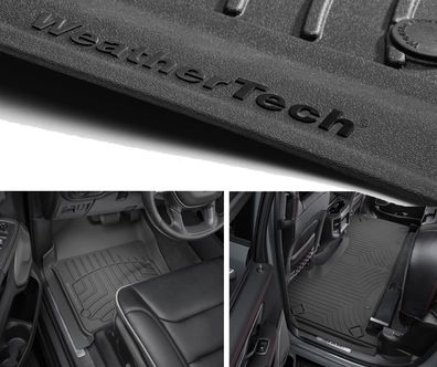 3er Set Fußmatten Ram 1500 Crew Cab (Gen.5) Heavy Duty Weathertech